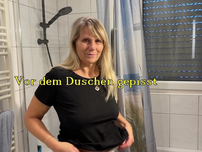 Vor dem Duschen Gepi**t