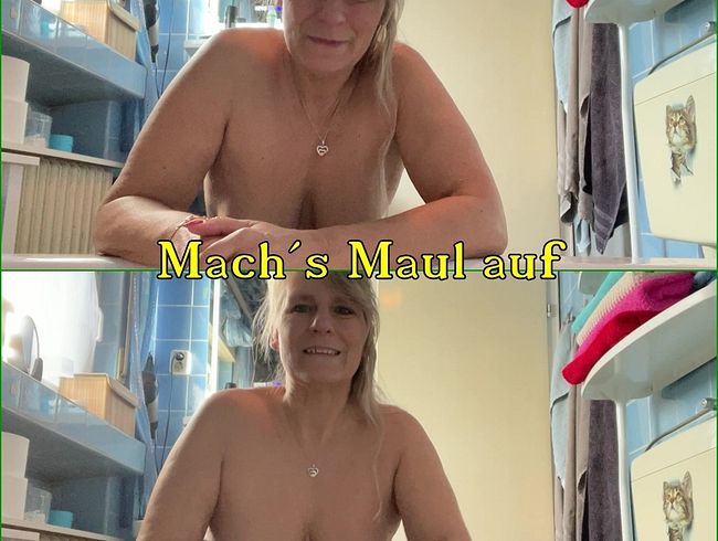 SweetSusiNRW Porno Video: Machs Maul auf