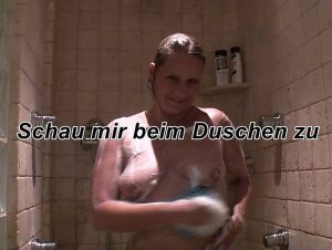 SweetSusiNRW Porno Video: Schau mir beim Duschen zu